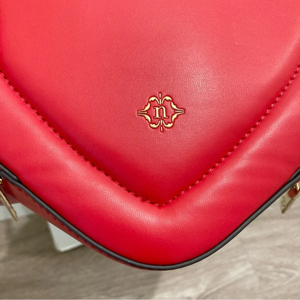 Nanette Lepore red heart bag Barbie new preppy Barbiecore purse - Picture 6 of 9